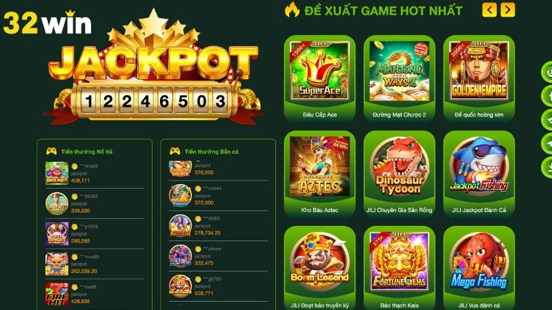 Ưu điểm nổi bật của cổng game trực tuyến 32WIN